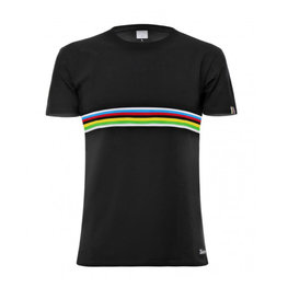 SANTINI Kurzarm Fahrrad-Shirt - UCI - Schwarz
