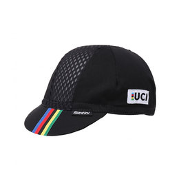 SANTINI Fahrradmütze - UCI RAINBOW - Schwarz