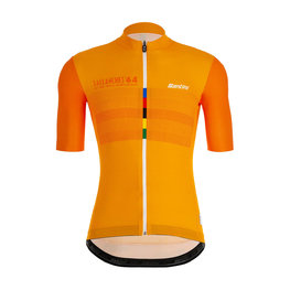 SANTINI Kurzarm Fahrradtrikot - EYES - Orange