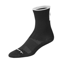 SCOTT Klassische Fahrradsocken - ROAD LONG - Weiß/Schwarz
