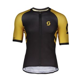 SCOTT Kurzarm Fahrradtrikot - RC PREMIUM CLIMBER - Schwarz/Gelb