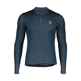 SCOTT Langarm Fahrradtrikot für den Sommer - ENDURANCE 10 SUMMER - Blau