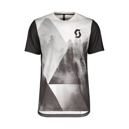 SCOTT Kurzarm Fahrradtrikot - TRAIL FLOW PRO - Weiß/Grau