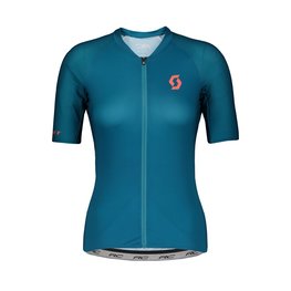 SCOTT Kurzarm Fahrradtrikot - RC PREMIUM LADY - Blau