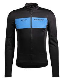 SCOTT Fahrrad-Thermojacke - RC WARM HYBRID WB - Blau/Schwarz