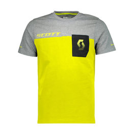 SCOTT Kurzarm Fahrrad-Shirt - FACTORY TEAM - Gelb/Grau/Schwarz