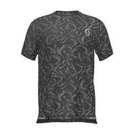 SCOTT Kurzarm Fahrrad-Shirt - KINABALU - Grau/Weiß/Schwarz