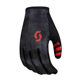 SCOTT Langfinger-Fahrradhandschuhe - TRACTION LF - Schwarz/Rot