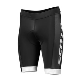 SCOTT Fahrradshorts ohne Träger - RC TEAM - Schwarz/Weiß