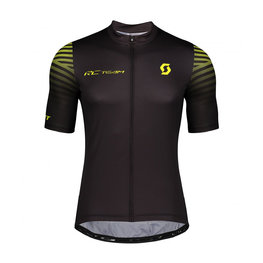 SCOTT Kurzarm Fahrradtrikot - RC TEAM 10 - Gelb/Schwarz