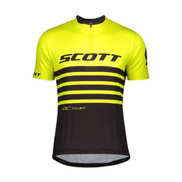 SCOTT Kurzarm Fahrradtrikot - RC TEAM 20 - Schwarz/Gelb