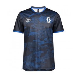 SCOTT Kurzarm Fahrradtrikot - TRAIL FLOW - Blau