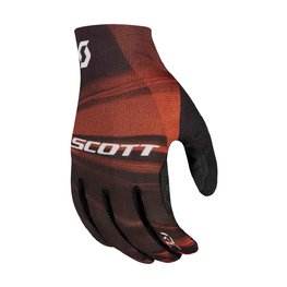 SCOTT Langfinger-Fahrradhandschuhe - RC PRO LF - Weiß/Rot/Schwarz