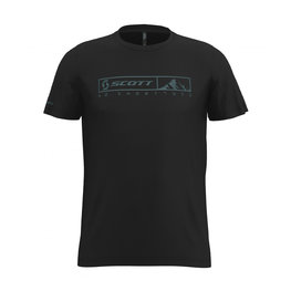 SCOTT Kurzarm Fahrrad-Shirt - 10 NO SHORTCUTS - Schwarz