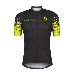 SCOTT Kurzarm Fahrradtrikot - RC TEAM 10 - Schwarz/Gelb