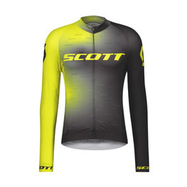 SCOTT Langarm Fahrradtrikot für den Sommer - RC PRO SUMMER - Gelb/Schwarz