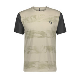 SCOTT Kurzarm Fahrradtrikot - TRAIL FLOW - Beige