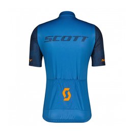 SCOTT Kurzarm Fahrradtrikot - RC TEAM 10 SS - Blau/Orange