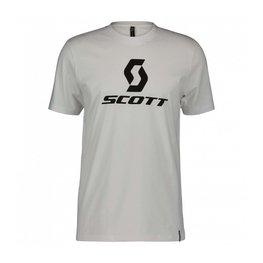 SCOTT Kurzarm Fahrrad-Shirt - ICON SS - Weiß/Schwarz