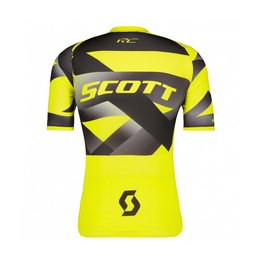 SCOTT Kurzarm Fahrradtrikot - RC PREMIUM CLIMBER - Schwarz/Gelb