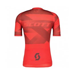 SCOTT Kurzarm Fahrradtrikot - RC PREMIUM CLIMBER - Grau/Rot