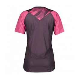 SCOTT Kurzarm Fahrradtrikot - TRAIL VERTIC LADY - Rosa/Lila