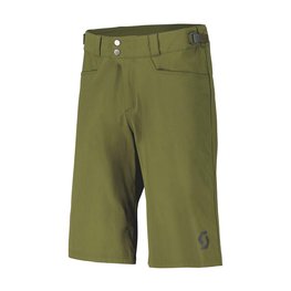 SCOTT Fahrradshorts ohne Träger - TRAIL FLOW W/PAD - Grün