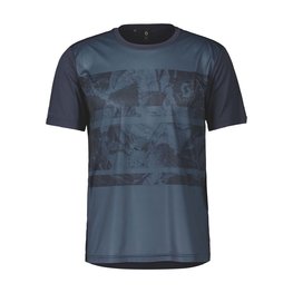SCOTT Kurzarm Fahrradtrikot - TRAIL FLOW SS - Blau