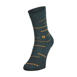 SCOTT Klassische Fahrradsocken - SPEED CREW - Blau/Orange