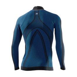 SIX2 Langarm Fahrrad-Shirt - TS3 II - Blau