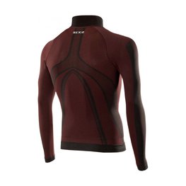 SIX2 Langarm Fahrrad-Shirt - TS2 II - bordeaux