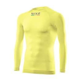 SIX2 Langarm Fahrrad-Shirt - TS2 II - Gelb