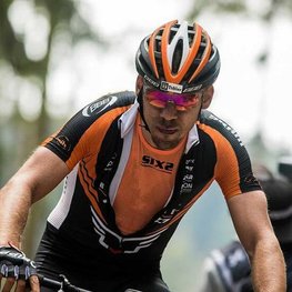 SIX2 Fahrrad-Muskelshirt - SMX C - Orange