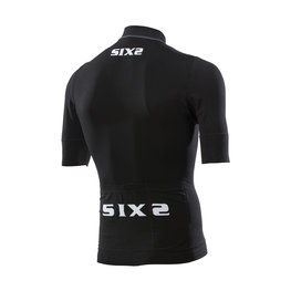 SIX2 Kurzarm Fahrradtrikot - BIKE3 CHROMO - Schwarz