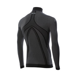 SIX2 Langarm Fahrrad-Shirt - KIDS TS3 - Schwarz