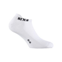 SIX2 Knöchelhohe Fahrradsocken - FANT S - Weiß