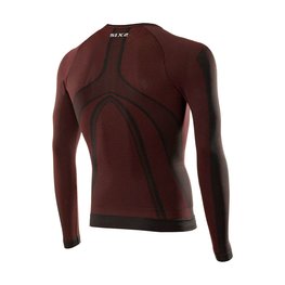 SIX2 Langarm Fahrrad-Shirt - TS2 - Rot