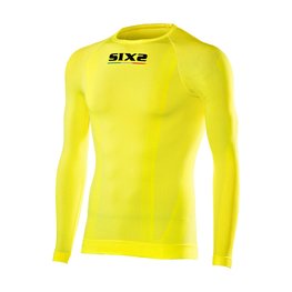 SIX2 Langarm Fahrrad-Shirt - TS2 - Gelb