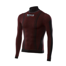 SIX2 Langarm Fahrrad-Shirt - TS3 - Rot