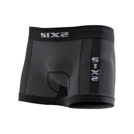 SIX2 Lange Radunterhose - BOX2 - Schwarz