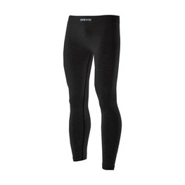 SIX2 Lange Radunterhose - PNX MERINOS - Schwarz