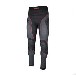 SIX2 Lange Radunterhose - PNXW CU - Rot/Schwarz