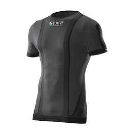 SIX2 Kurzarm Fahrrad-Shirt - TS1L SUPERLIGHT - Schwarz