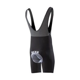 SIX2 Fahrrad-Boxershorts - SLP3 2S - Grau/Schwarz