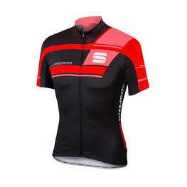 SPORTFUL Kurzarm Fahrradtrikot - GRUPPETTO PRO TEAM - Schwarz/Rot