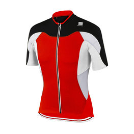 SPORTFUL Kurzarm Fahrradtrikot - CRANK - Rot/Weiß/Schwarz