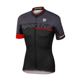 SPORTFUL Kurzarm Fahrradtrikot - SC TEAM - Schwarz/Rot