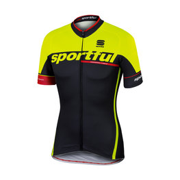 SPORTFUL Kurzarm Fahrradtrikot - SC TEAM - Schwarz/Gelb