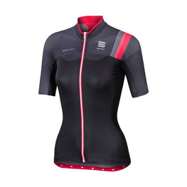 SPORTFUL Kurzarm Fahrradtrikot - BODYFIT PRO LADY - Schwarz/Rot