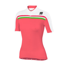 SPORTFUL Kurzarm Fahrradtrikot - ALLURE LADY - Rosa/Weiß